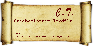 Czechmeiszter Teréz névjegykártya